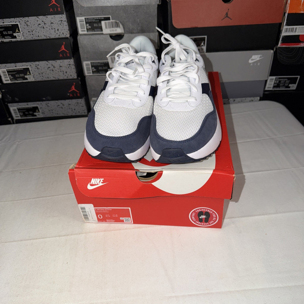 Nike Air Max SYSTM Men's Sneakers White/Grey/Obsidian, Size 10, DM9537-102