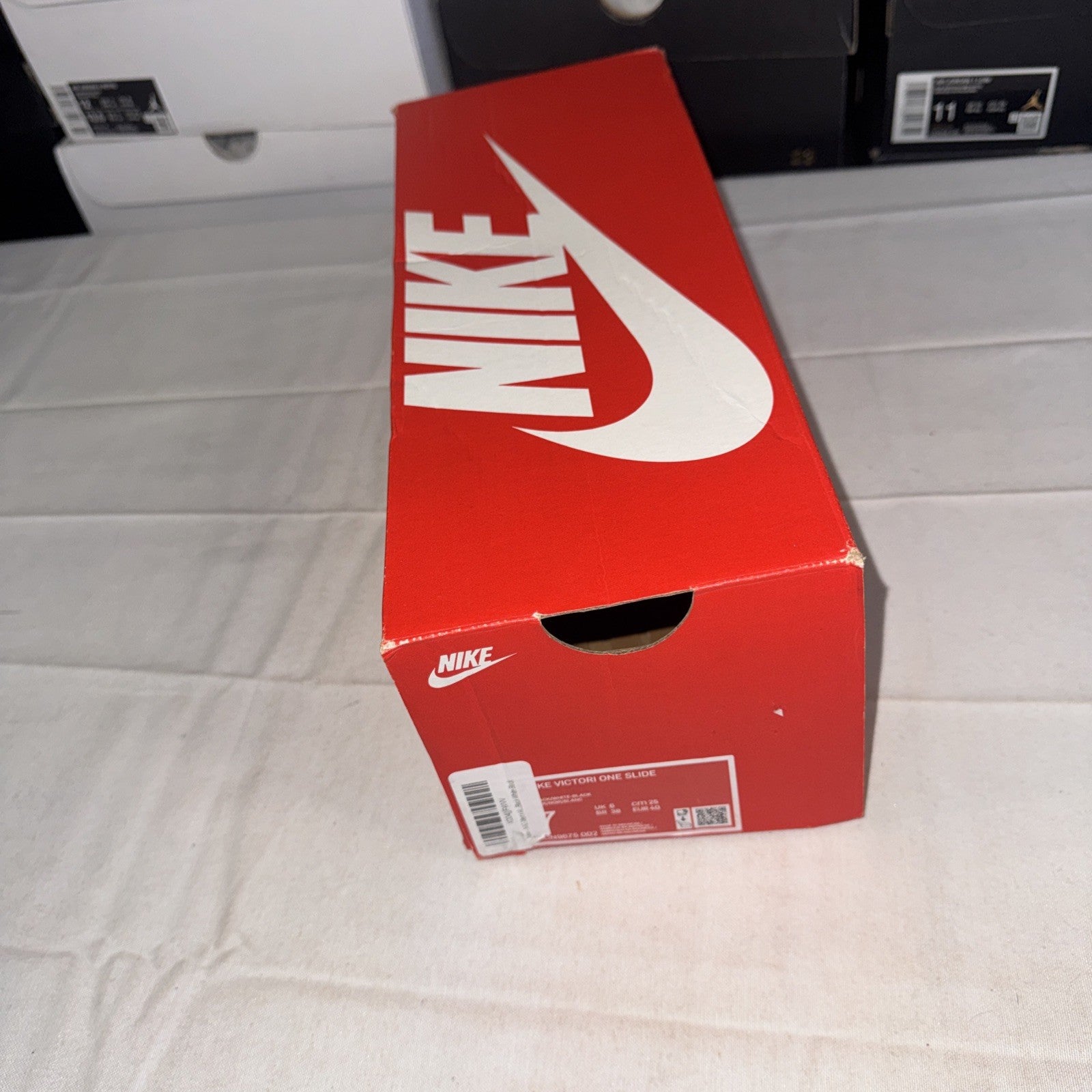 Nike Slides Sandal Mens Size 7 Black White CN9675-002 Casual Athletic Sandal