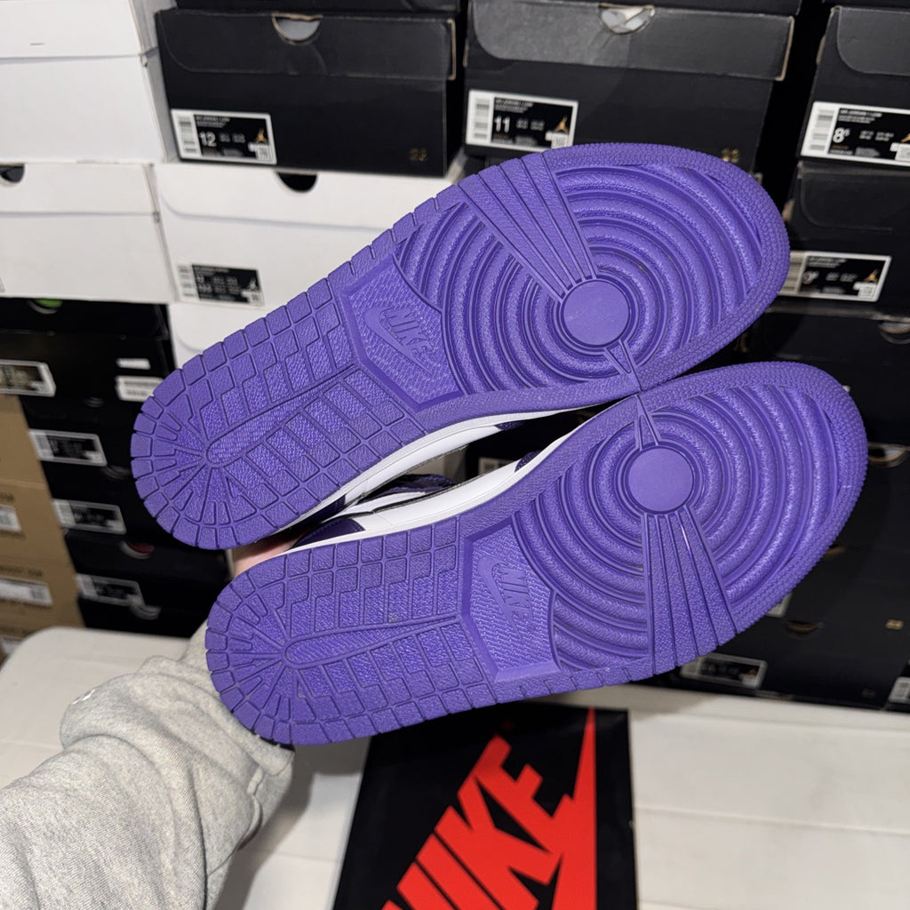 Size 10 - Jordan 1 Retro OG High Court Purple 2.0