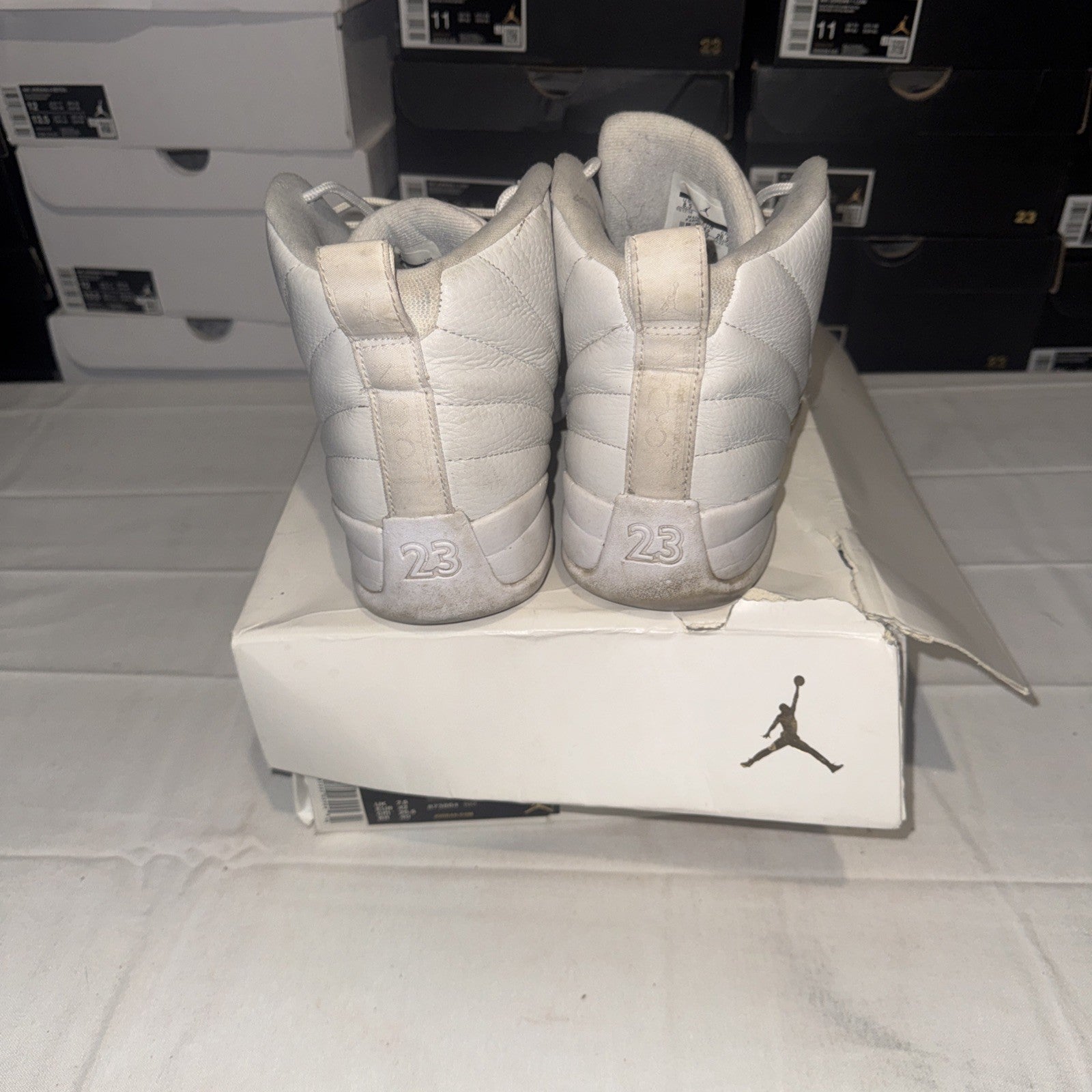 Size 8.5 - OVO x Air Jordan 12 Retro White