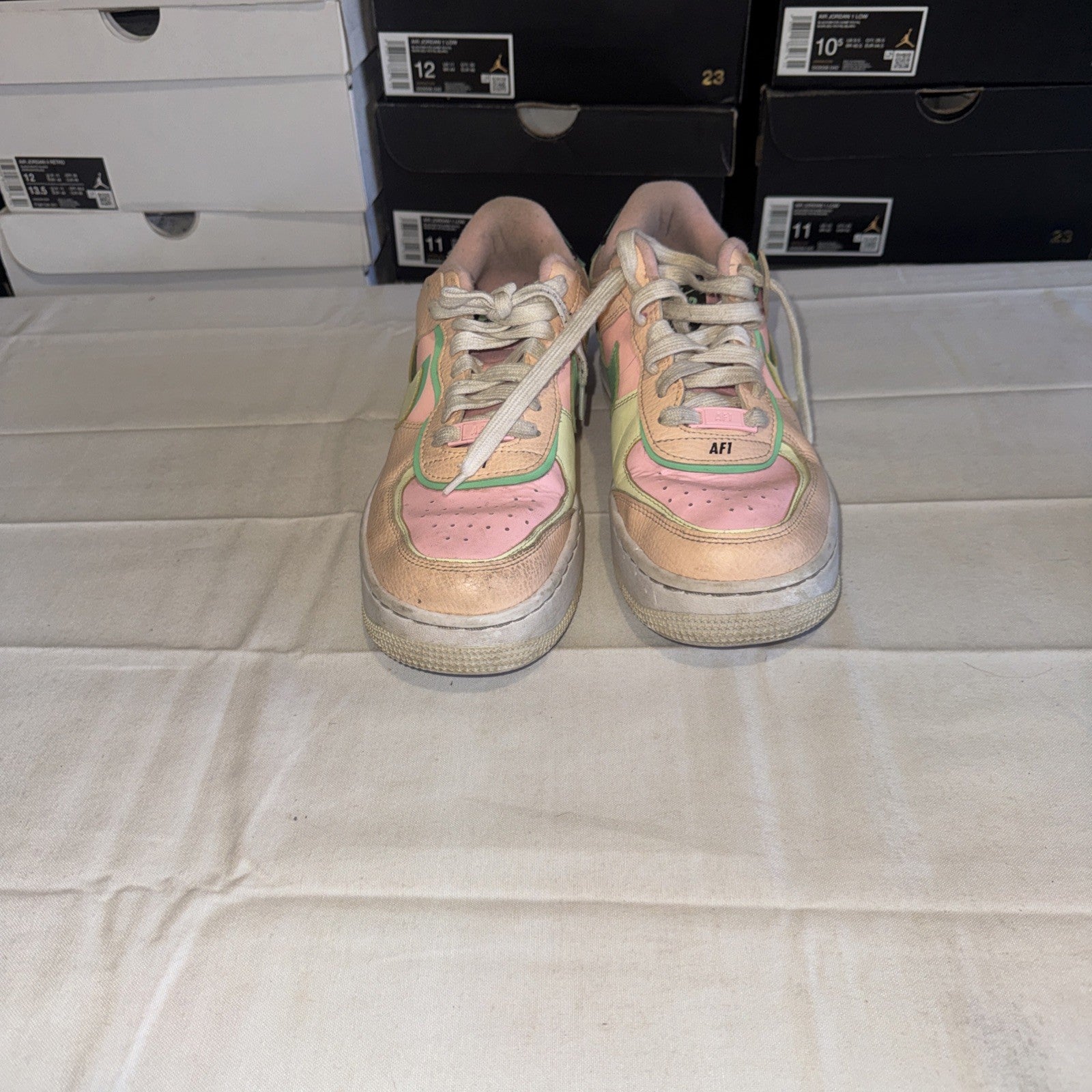 Nike Air Force 1 Shadow Arctic Punch Barely Volt Women's Size 8 CU8591-601