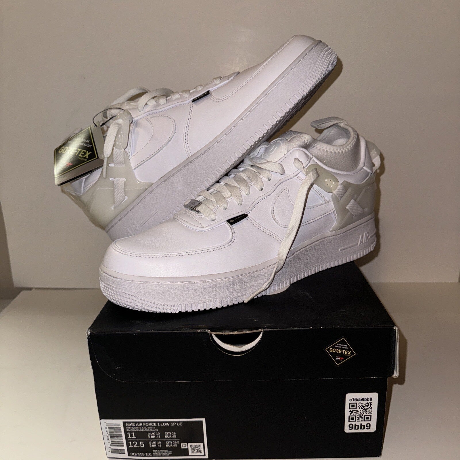 Size 11 - Nike Undercover x Air Force 1 SP GORE-TEX Low Triple White