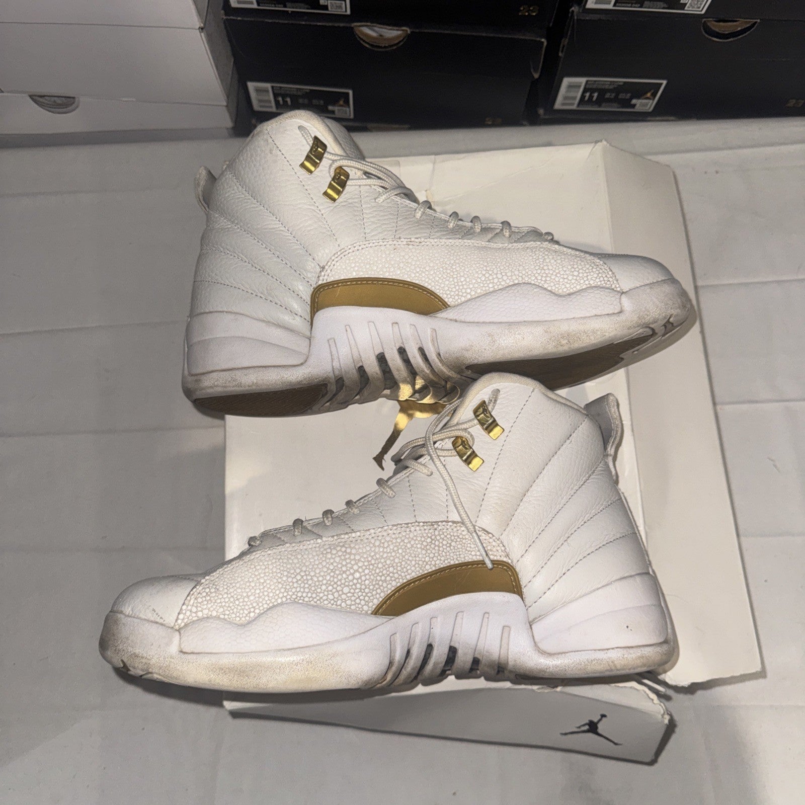 Size 8.5 - OVO x Air Jordan 12 Retro White