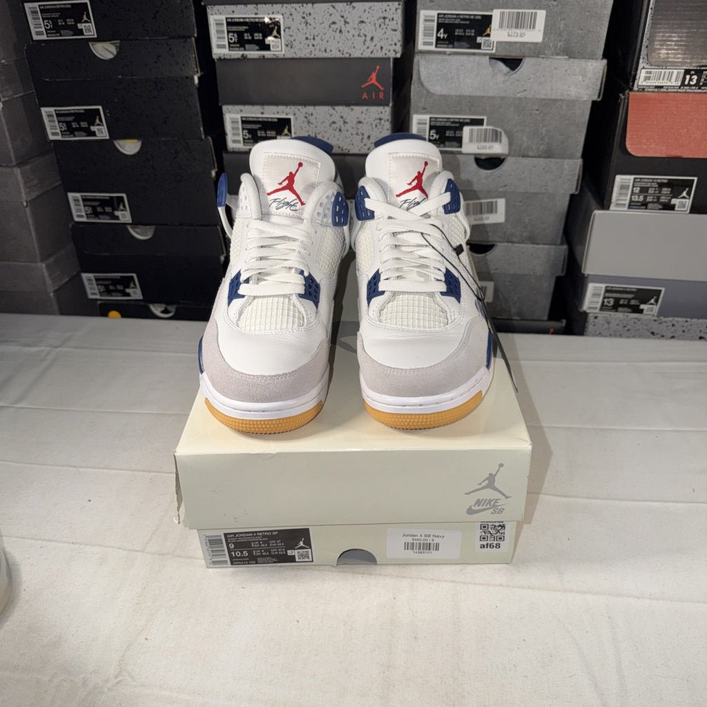 FAST SHIP! OG ALL Men's 9 Air Jordan 4 Retro SP "SB Navy" Nike DR5415-100