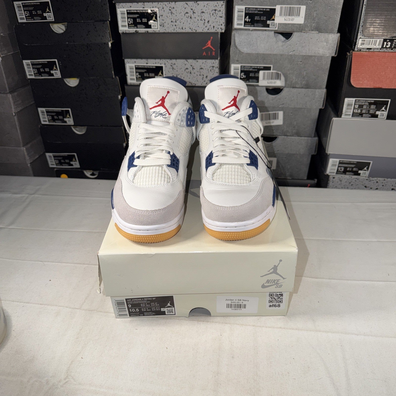 FAST SHIP! OG ALL Men's 9 Air Jordan 4 Retro SP "SB Navy" Nike DR5415-100