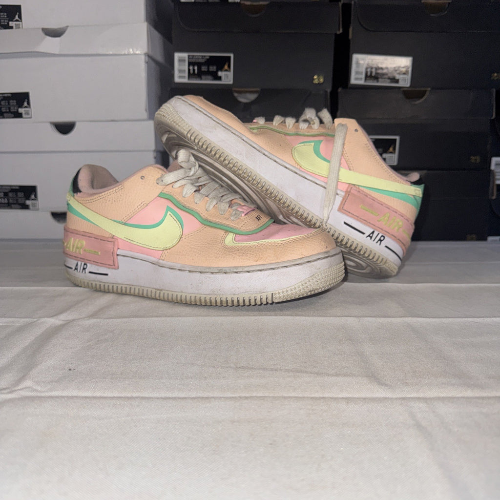 Nike Air Force 1 Shadow Arctic Punch Barely Volt Women's Size 8 CU8591-601