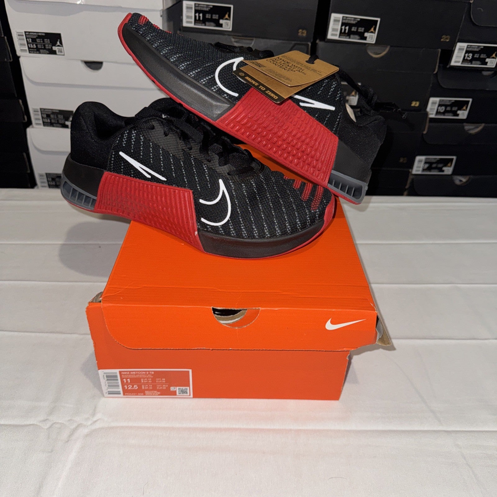 Nike Metcon 9 Training Shoes Men Black/Red, Size 11, FD5431-006