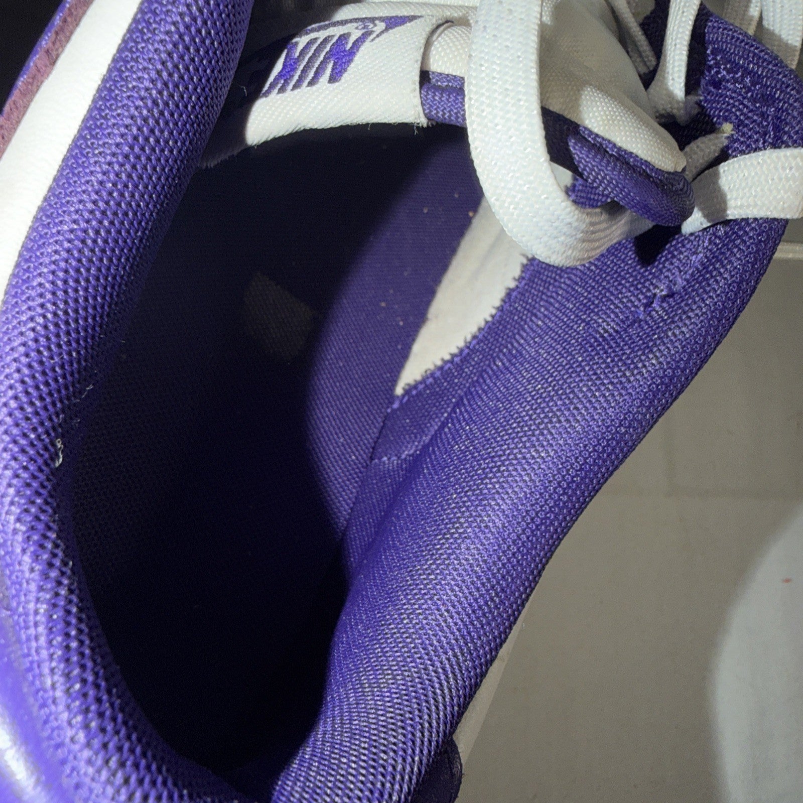 Nike Dunk Low Purple/White Size 13 DD1391-104