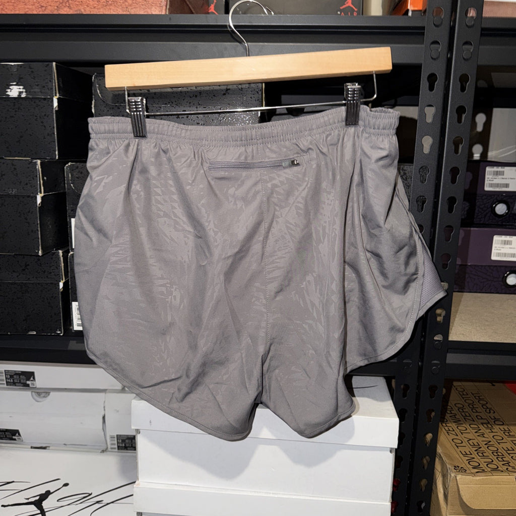 NWT Nike Tempo Women's Brief Lined Running Shorts 831281-056 Gray Size XL 0180