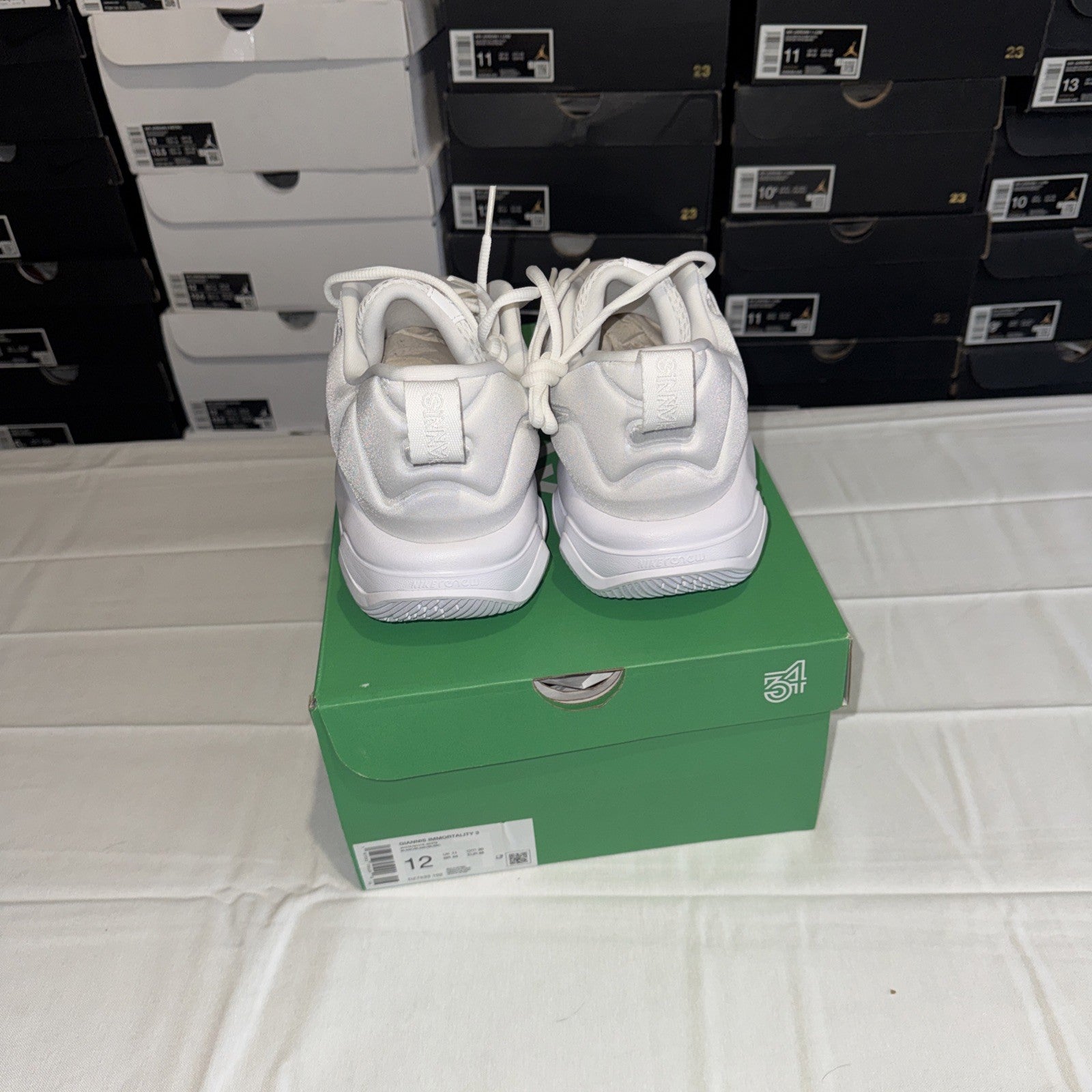 Nike Giannis Immortality 3 Men's Sneakers White, Size 12, DZ7533-102