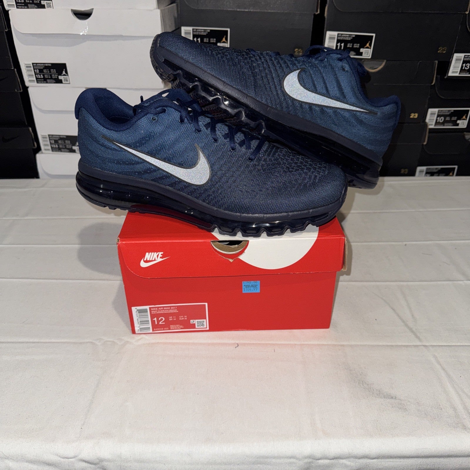 Nike Air Max 2017 Binary Blue 849559-405 Size 12