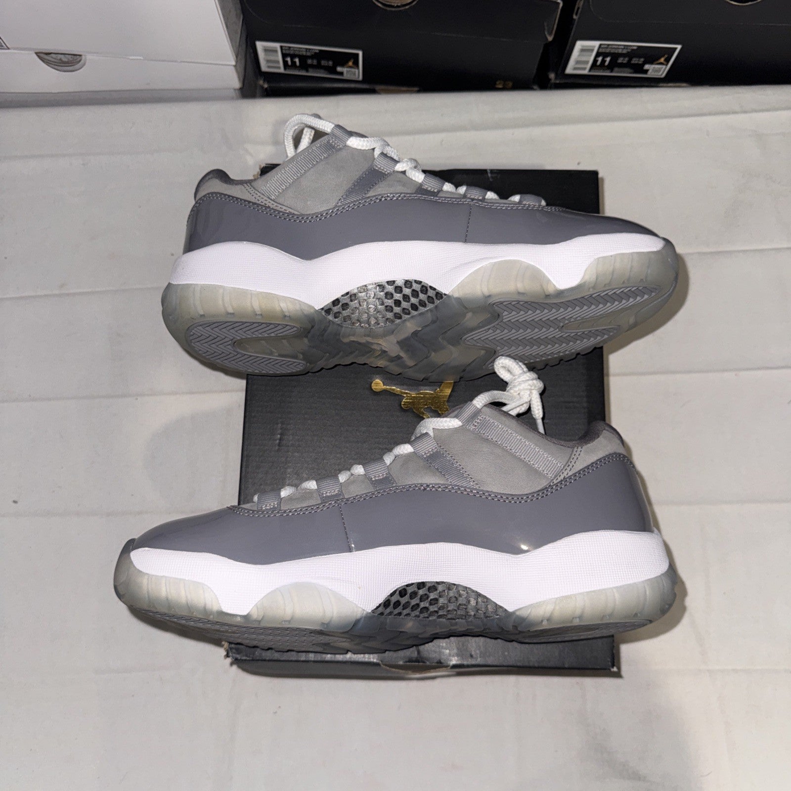 Size 8.5 - Jordan 11 Retro Low Cool Grey 2018