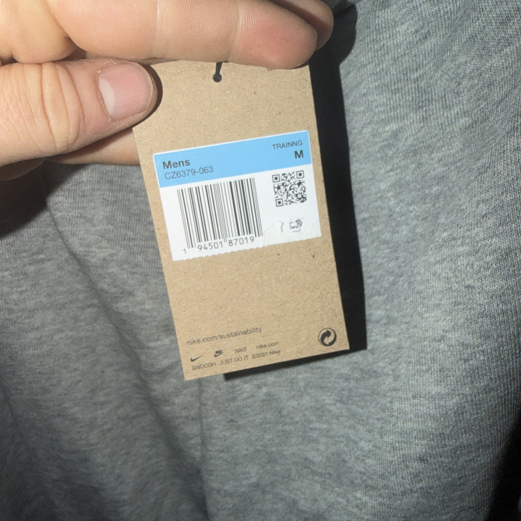 Nike Men's Dri-Fit Jogger Sweatpants Grey Black  Sz Medium CZ6379-063 0127-0129