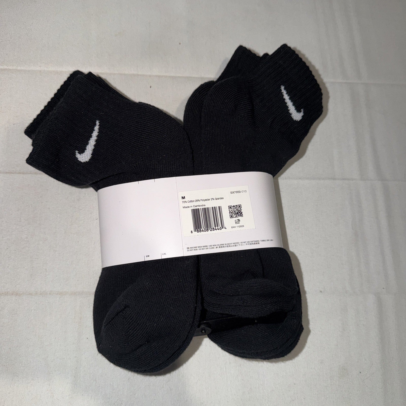 Nike Training Ankle Socks - Black 0236-0238
