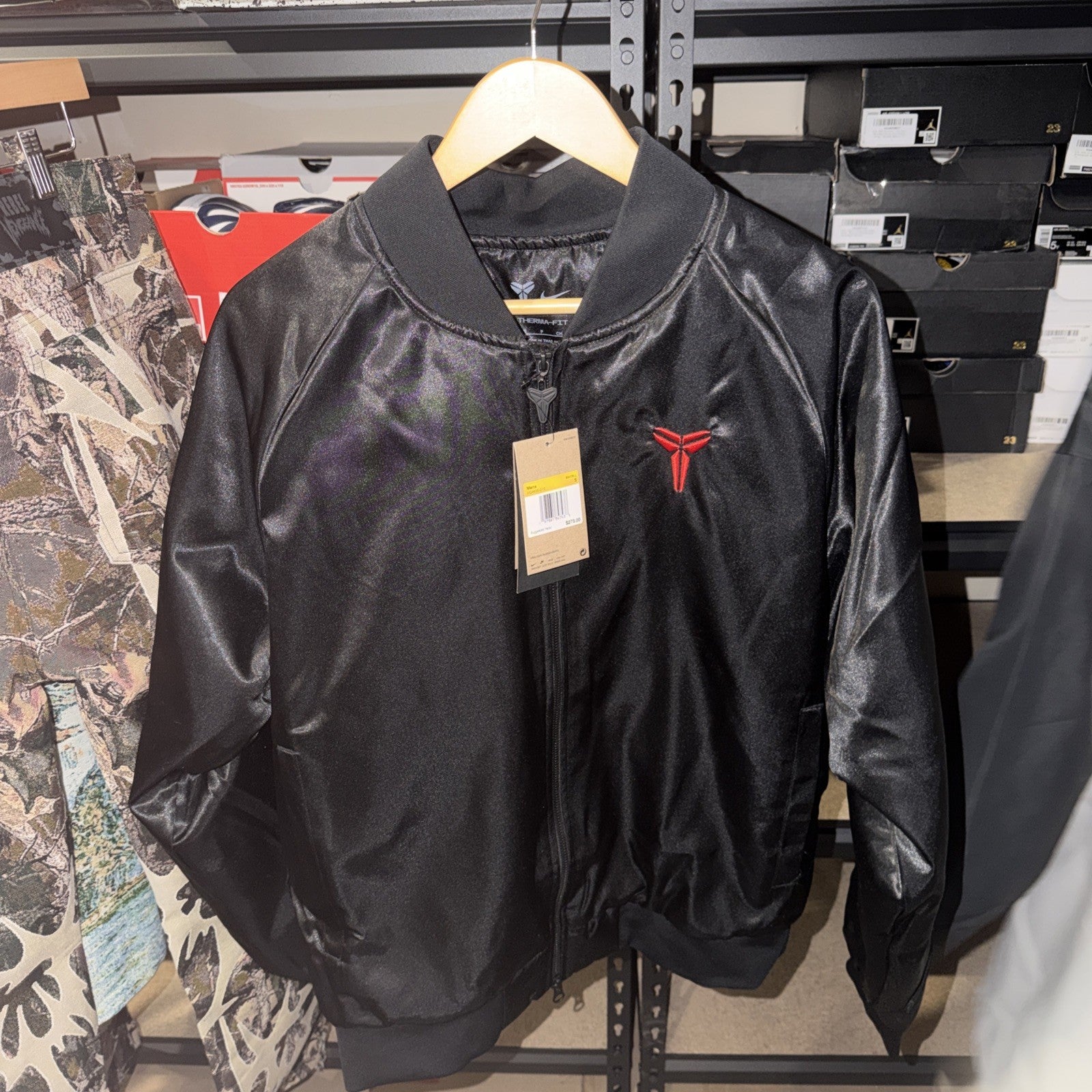 Nike x Kobe "Year Of Mamba" Therma-fit Jacket  S $275 NWT HQ4695-010 Black 0004