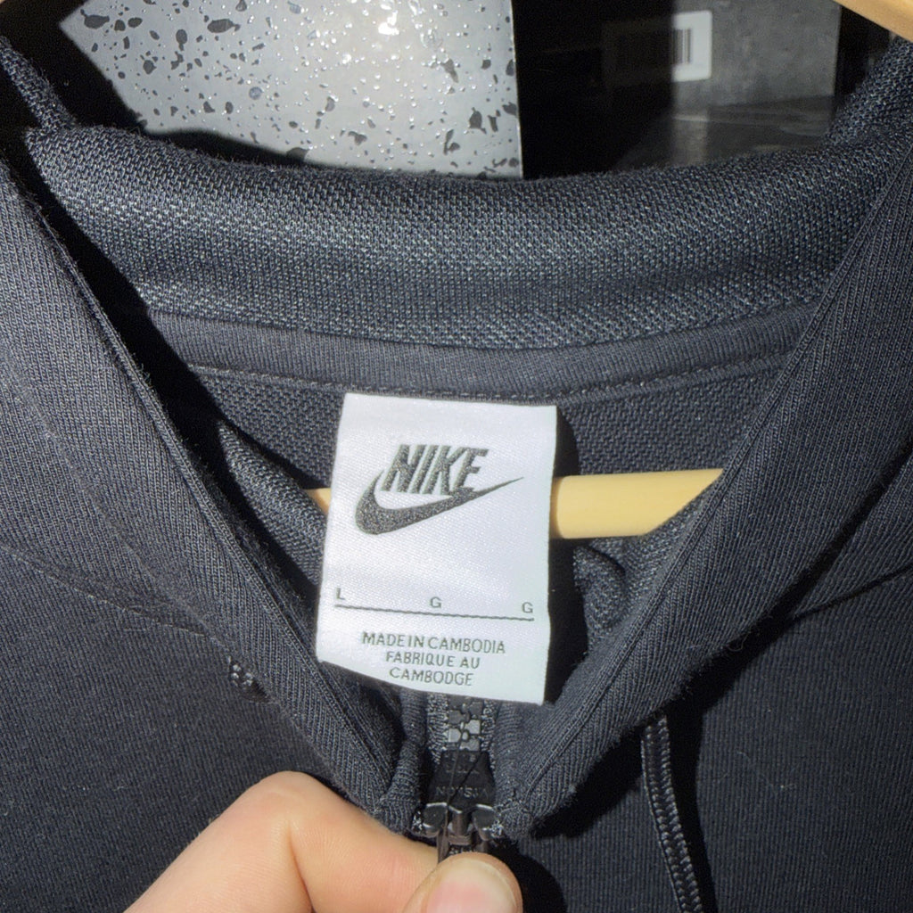 Nike Sportswear Essential Full-Zip Hoodie Men's Large Black DD5284-010 NWT 0145