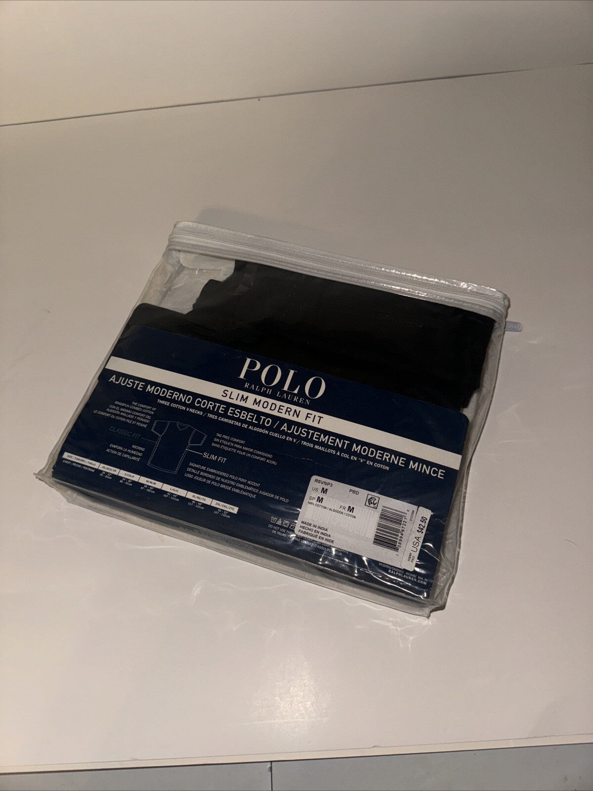 Polo Ralph Lauren RSVNP3 Men's T-Shirt, Medium - Black (3 Pack) 0002