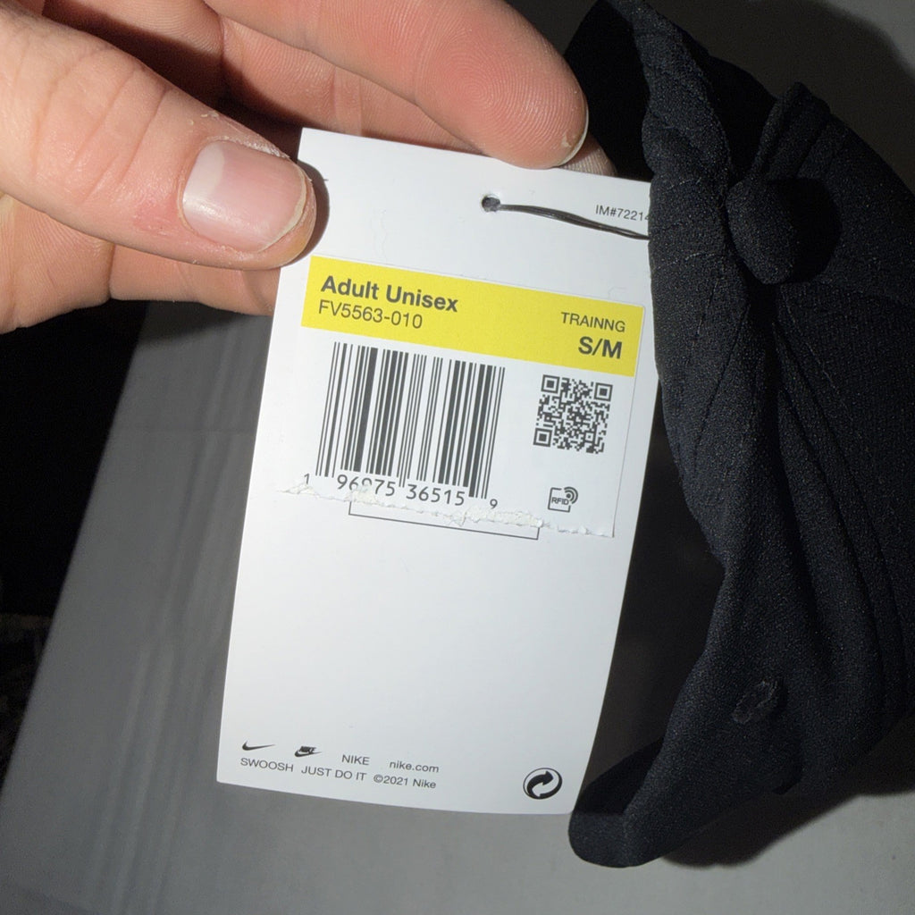 Nike Dri-FIT  Club Cap Snapback Adjustable Hat Black Size S/M NWT 0048-0049