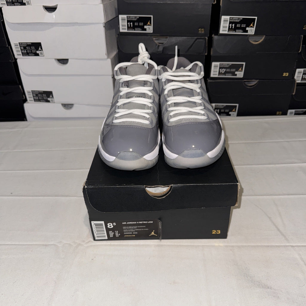 Size 8.5 - Jordan 11 Retro Low Cool Grey 2018