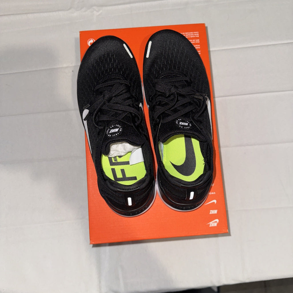Nike Free RN 2018 Black/White Size 7.5W 942837-001
