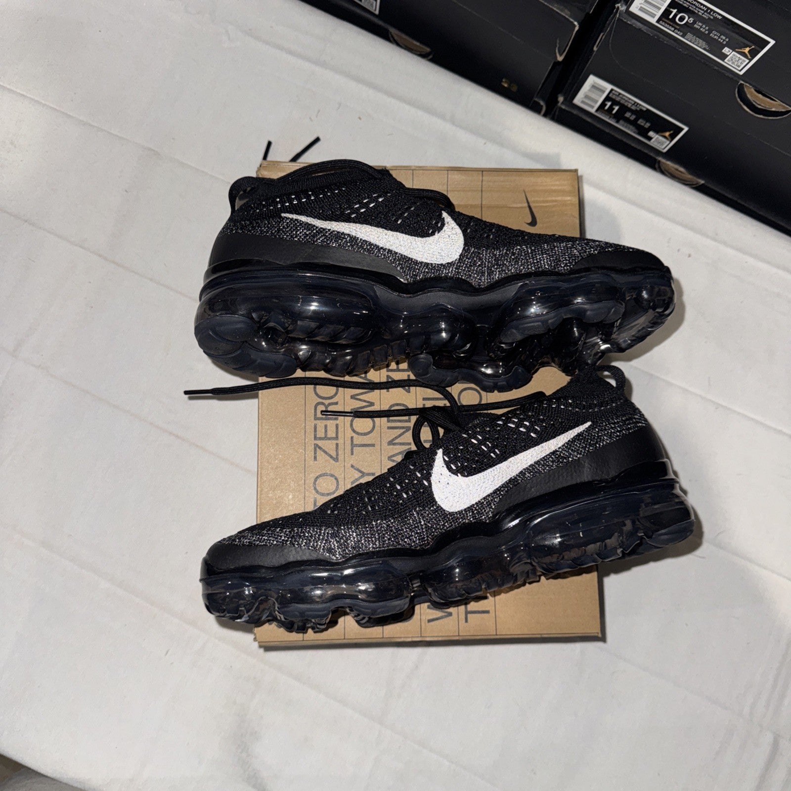 Nike Air VaporMax 2023 Men's Sneakers Black/White, Flyknit, DV1678 001 Size 7