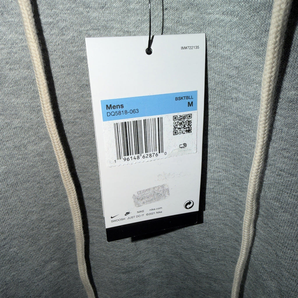 Nike Men's Dri-Fit Grey Heather Pullover Hoodie M DQ5818-063 0078