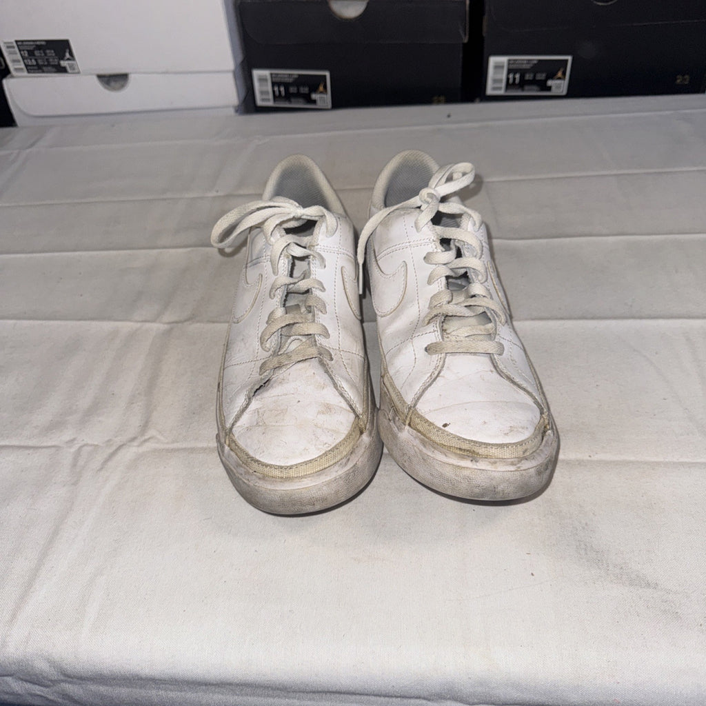 Size 6.5 (GS) - Nike Court Legacy Low Triple White