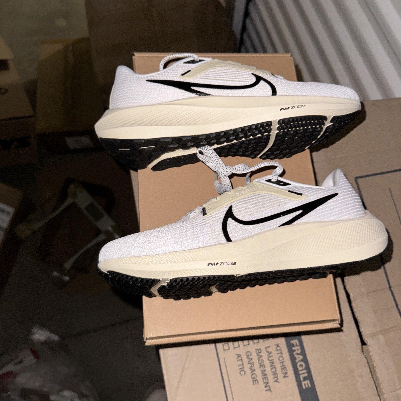 Size 8.5 - Nike Air Zoom Pegasus 40 White Coconut Milk W