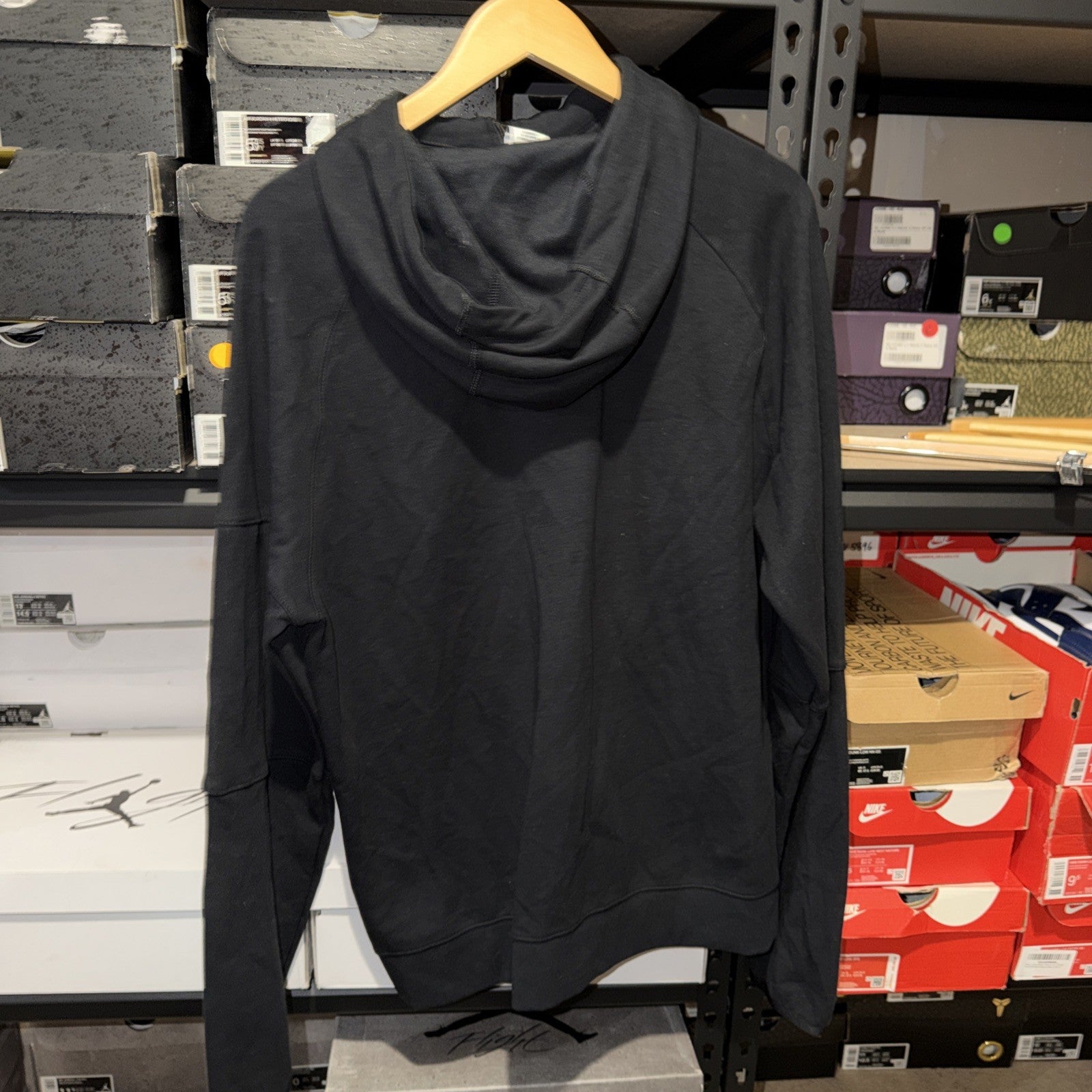 Nike Sportswear Essential Full-Zip Hoodie Men's Large Black DD5284-010 NWT 0145