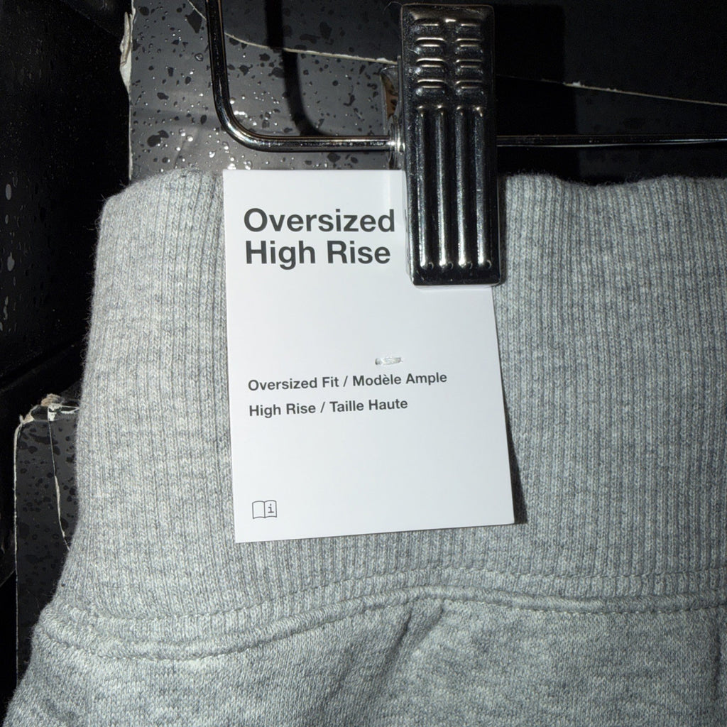 Nike Women's Sportswear Phoenix Fleece Joggers Small Heather Grey 0080-0081