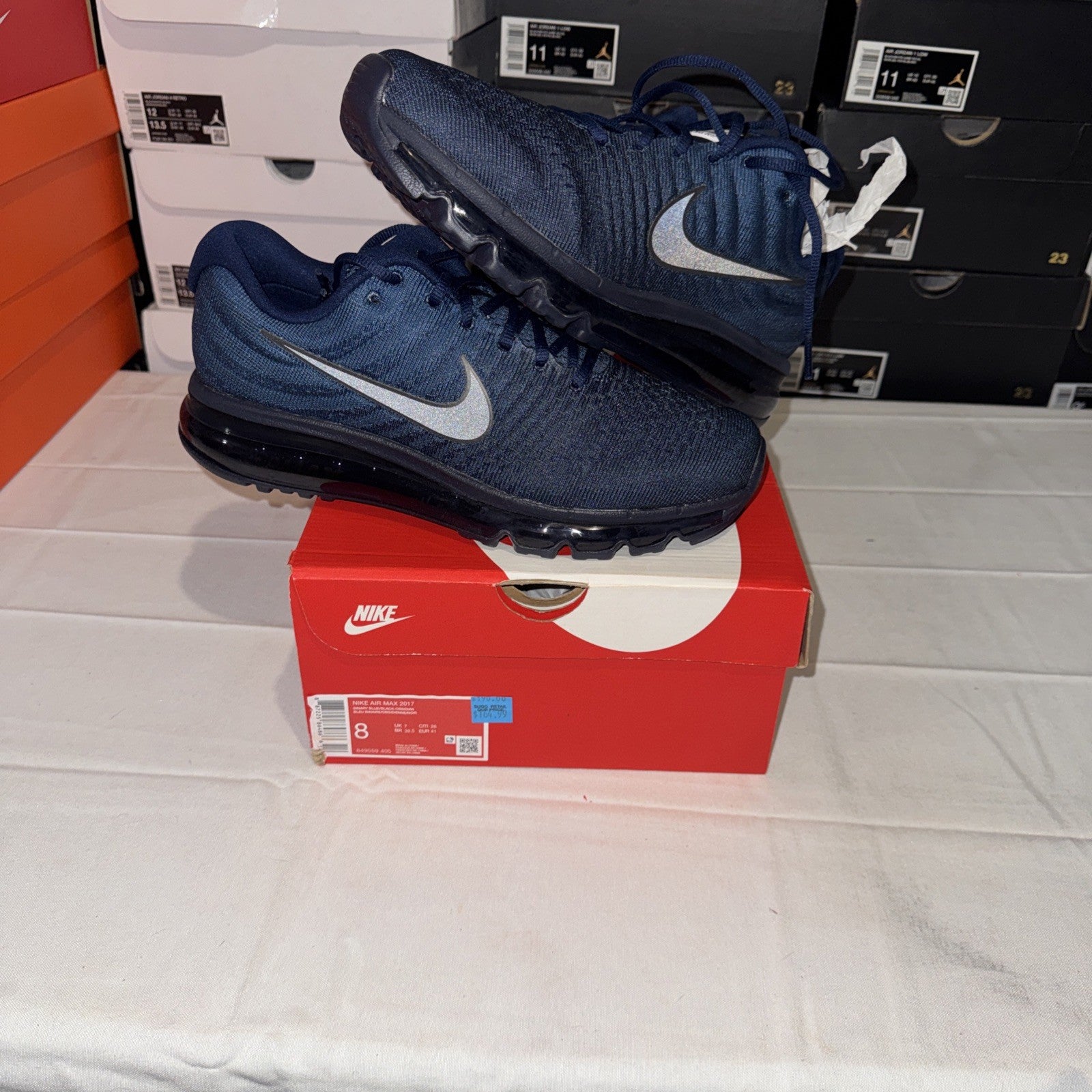 Nike Air Max 2017 Binary Blue 849559-405 Size 8