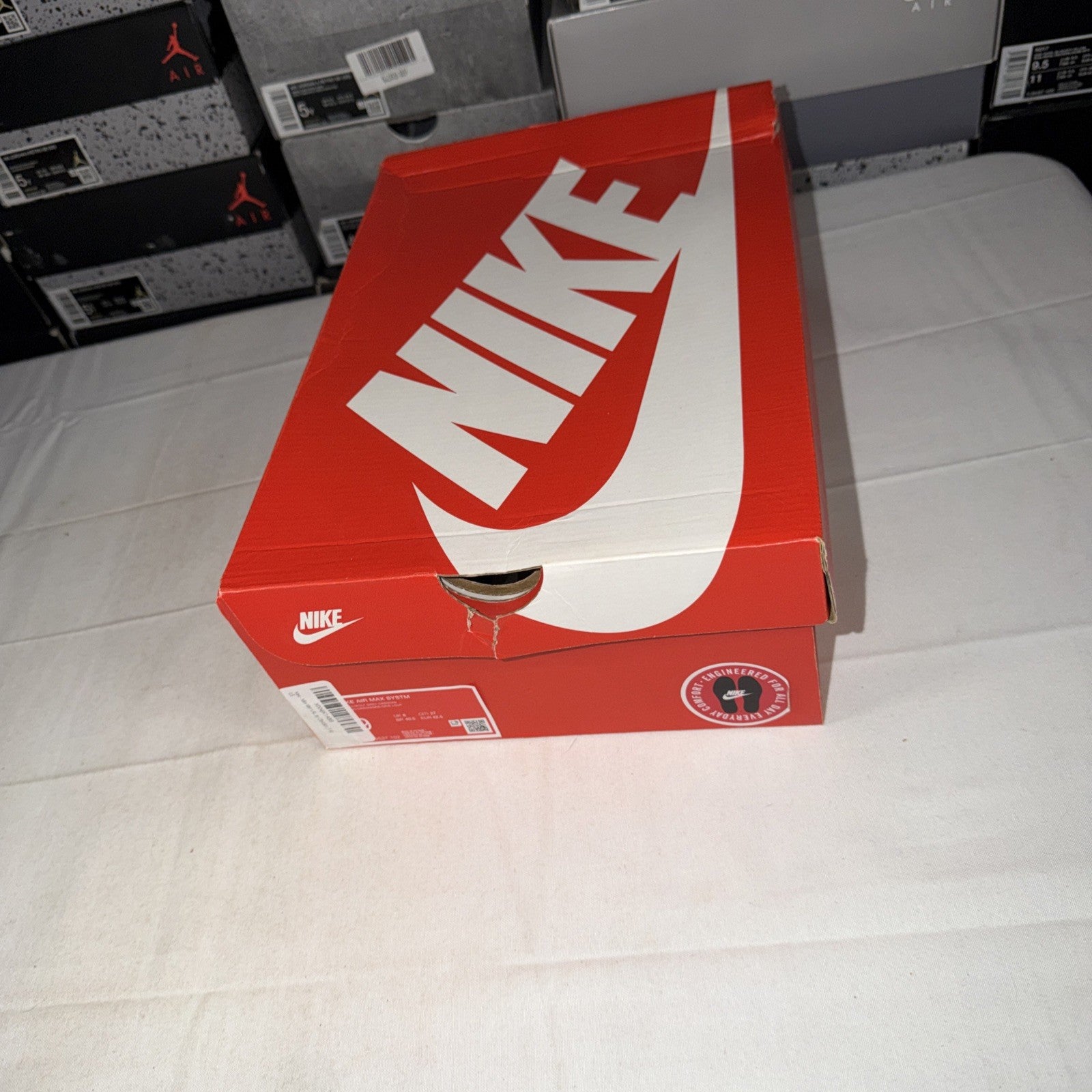 Nike Air Max SYSTM Men's Sneakers White/Grey/Obsidian, Size 9 , DM9537-102