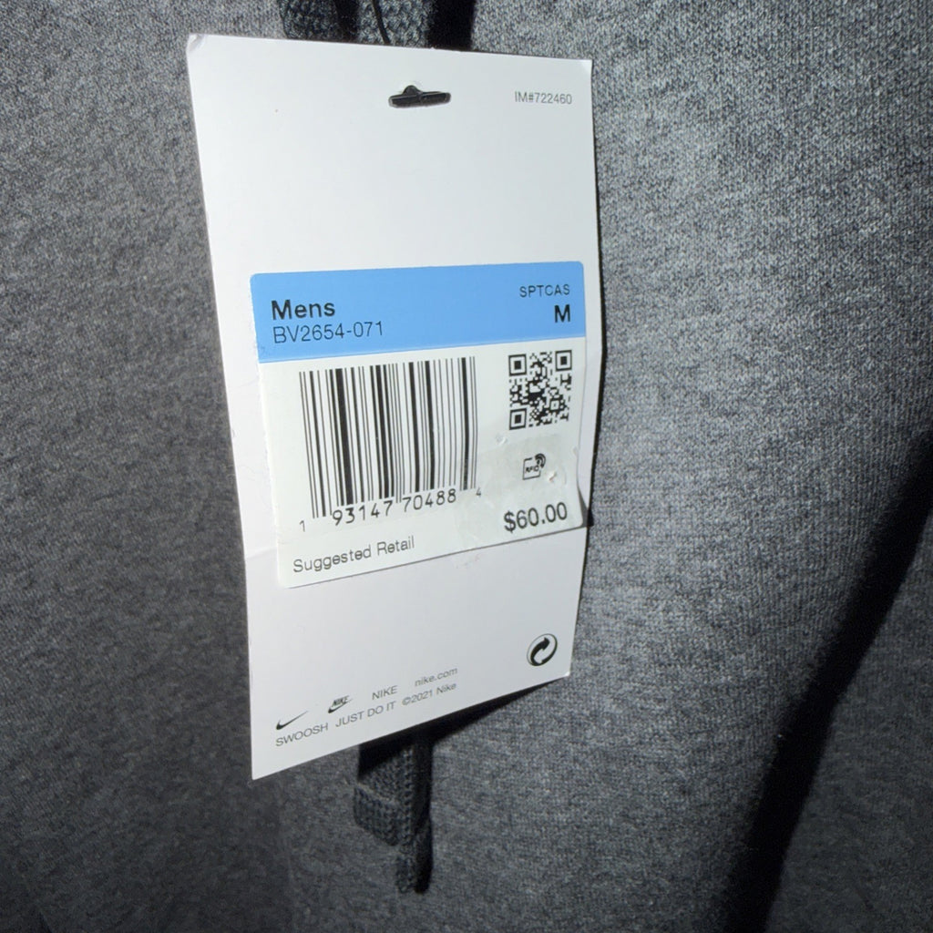 Nike Sportswear Club Fleece Men's Pullover Hoodie - Gray, BV2654-071 Size M 0144