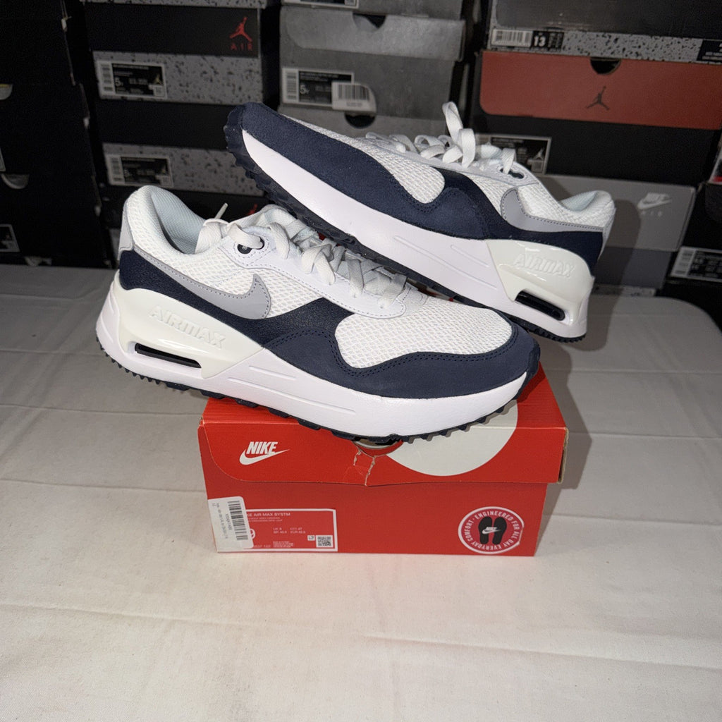 Nike Air Max SYSTM Men's Sneakers White/Grey/Obsidian, Size 9 , DM9537-102