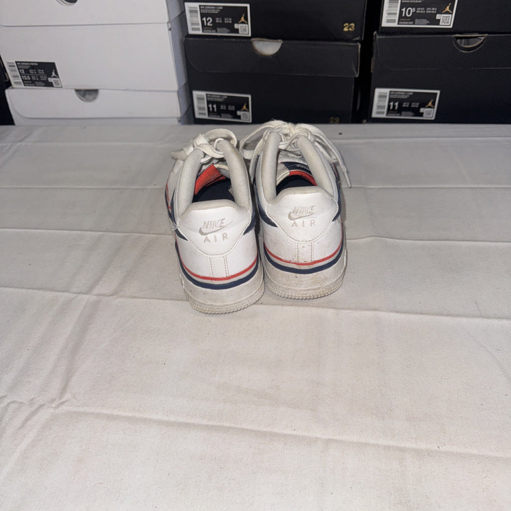 Nike Air Force 1 LV8 Shoes White/Obsidian/Habanero Red Size 5.5Y CW0984-100