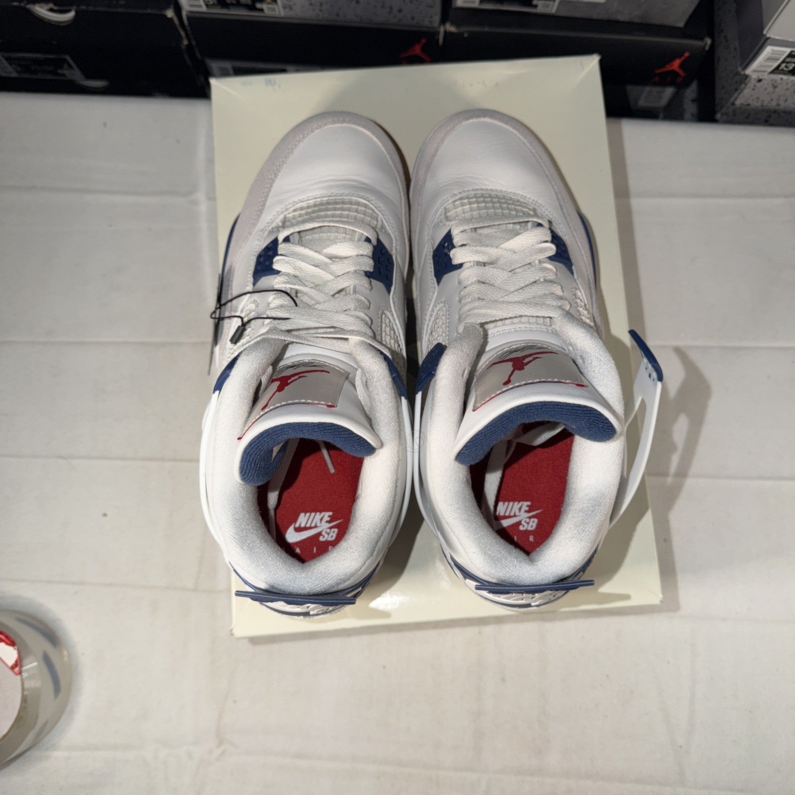 FAST SHIP! OG ALL Men's 9 Air Jordan 4 Retro SP "SB Navy" Nike DR5415-100