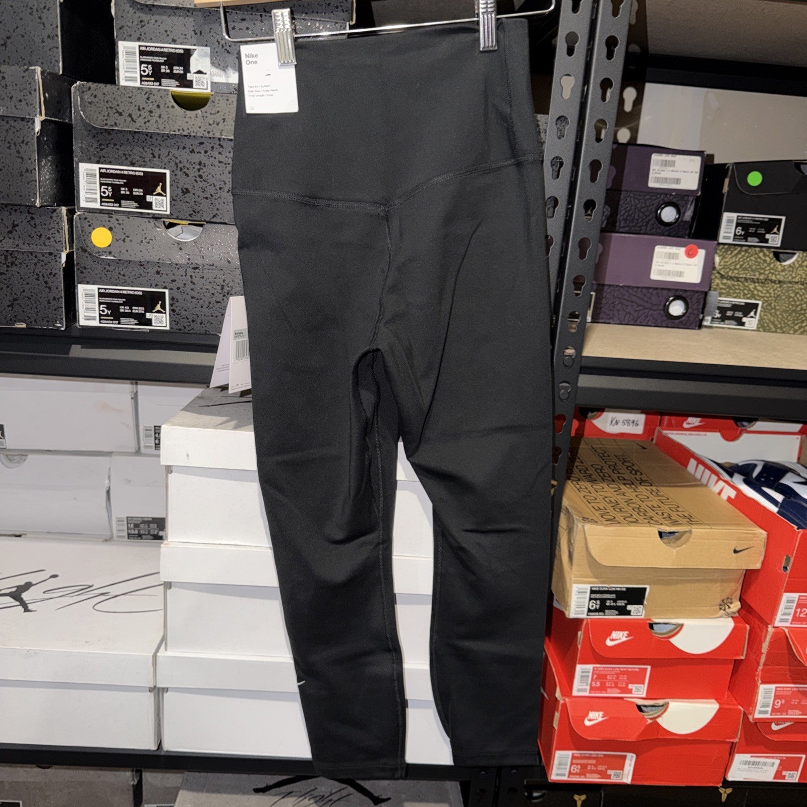 Nike Women's One High-Rise Cropped Leggings Size X-Small Black |DM7276-010| 0184