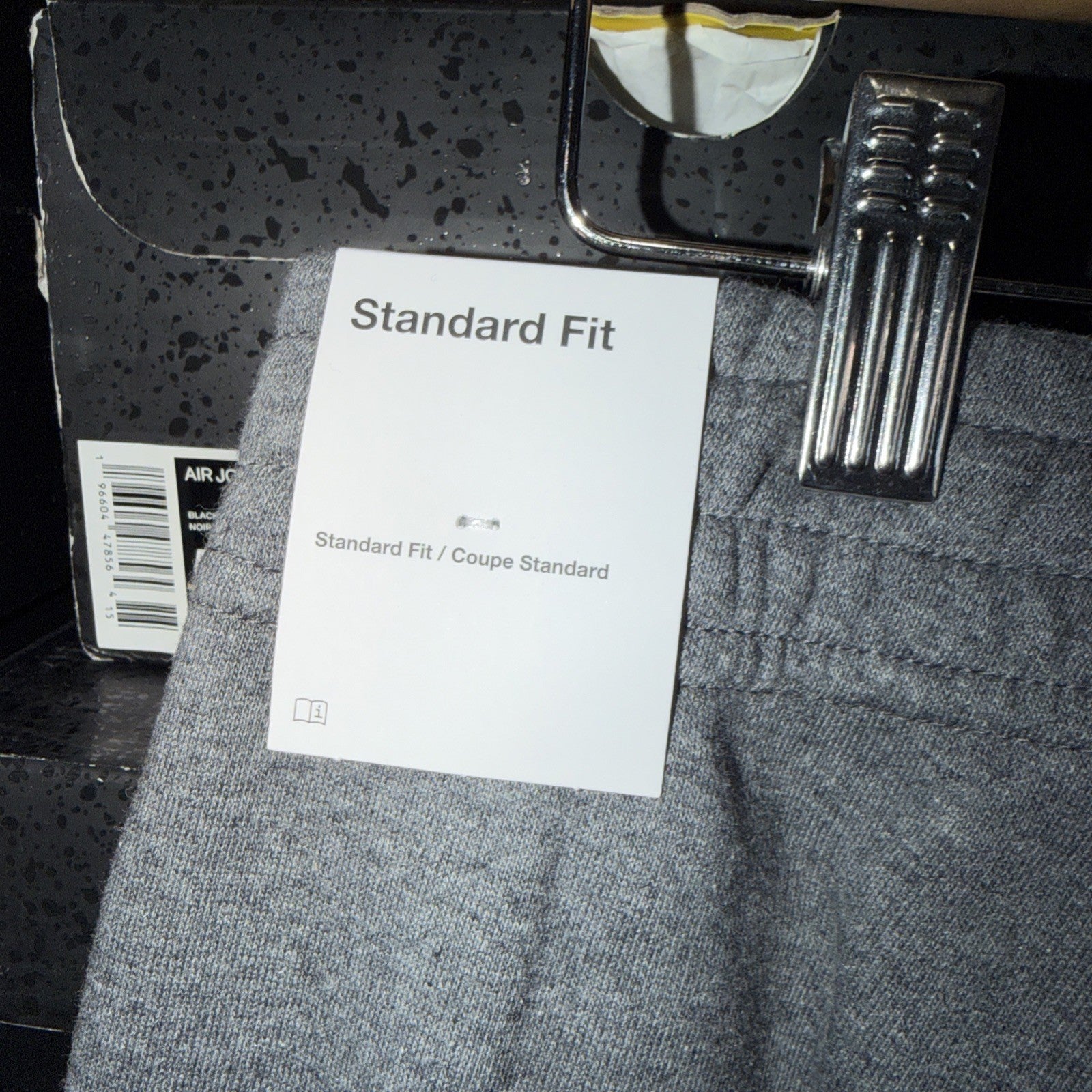 Nike Sweatpants Gray Sportswear Fleece Straight Wide Leg Men’s Medium 0086