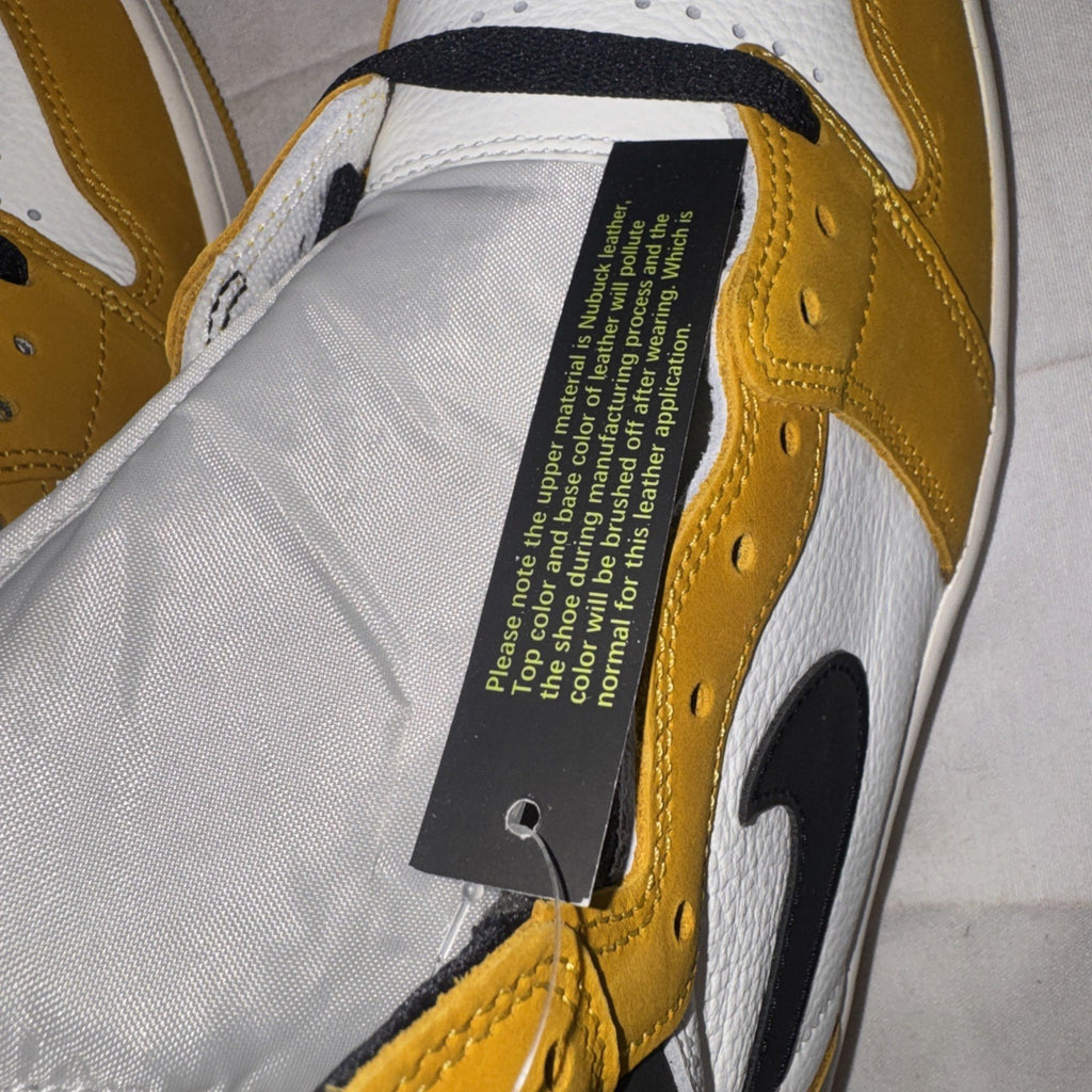 Jordan 1 Retro High Size 12.5 Yellow Ochre, DZ5485-701