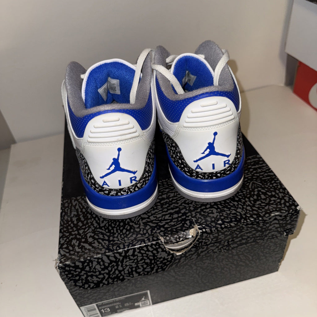 Size 13 - Jordan 3 Retro Mid Racer Blue