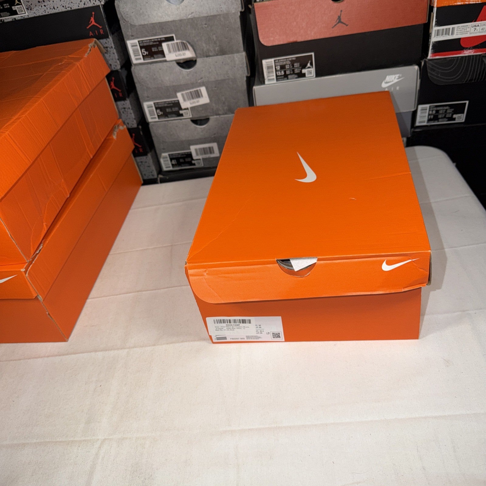 Nike Men's Revolution 7 Sneakers Size 12, Black/University Red/White, FB2207-003