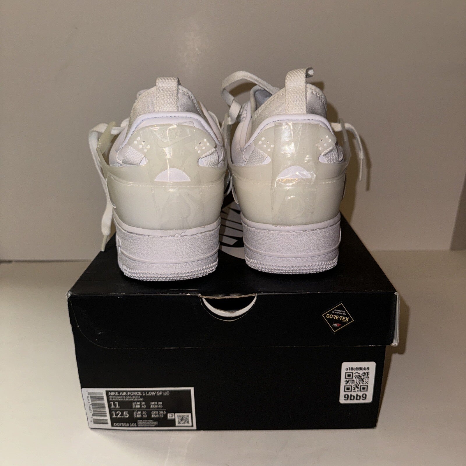 Size 11 - Nike Undercover x Air Force 1 SP GORE-TEX Low Triple White