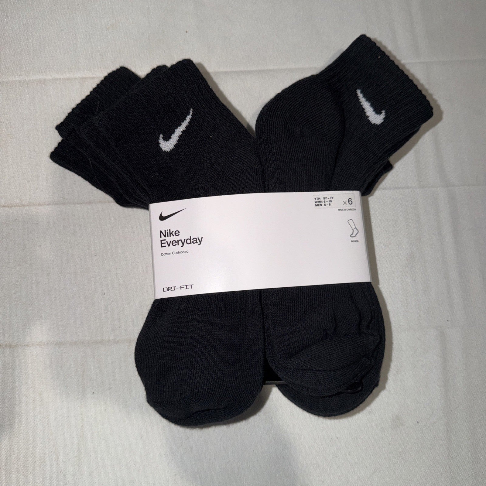 Nike Training Ankle Socks - Black 0236-0238