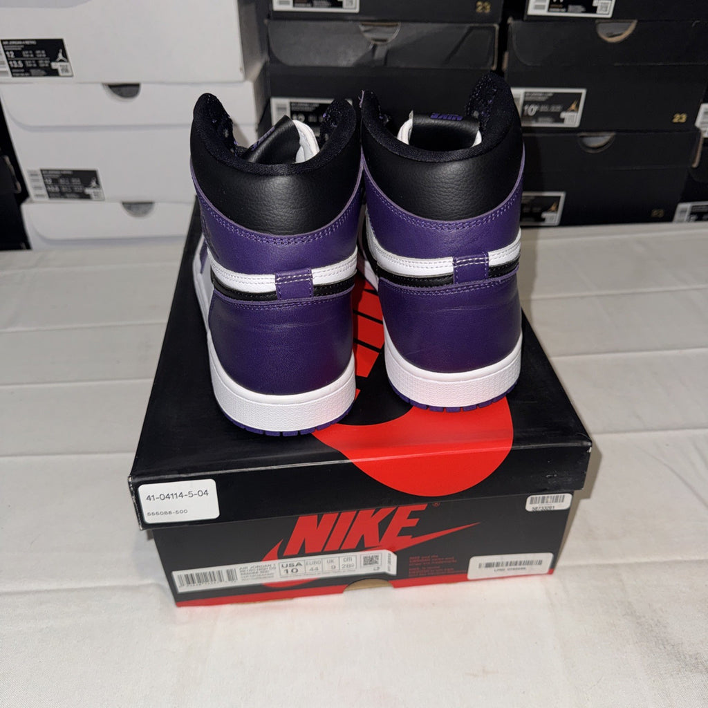 Size 10 - Jordan 1 Retro OG High Court Purple 2.0