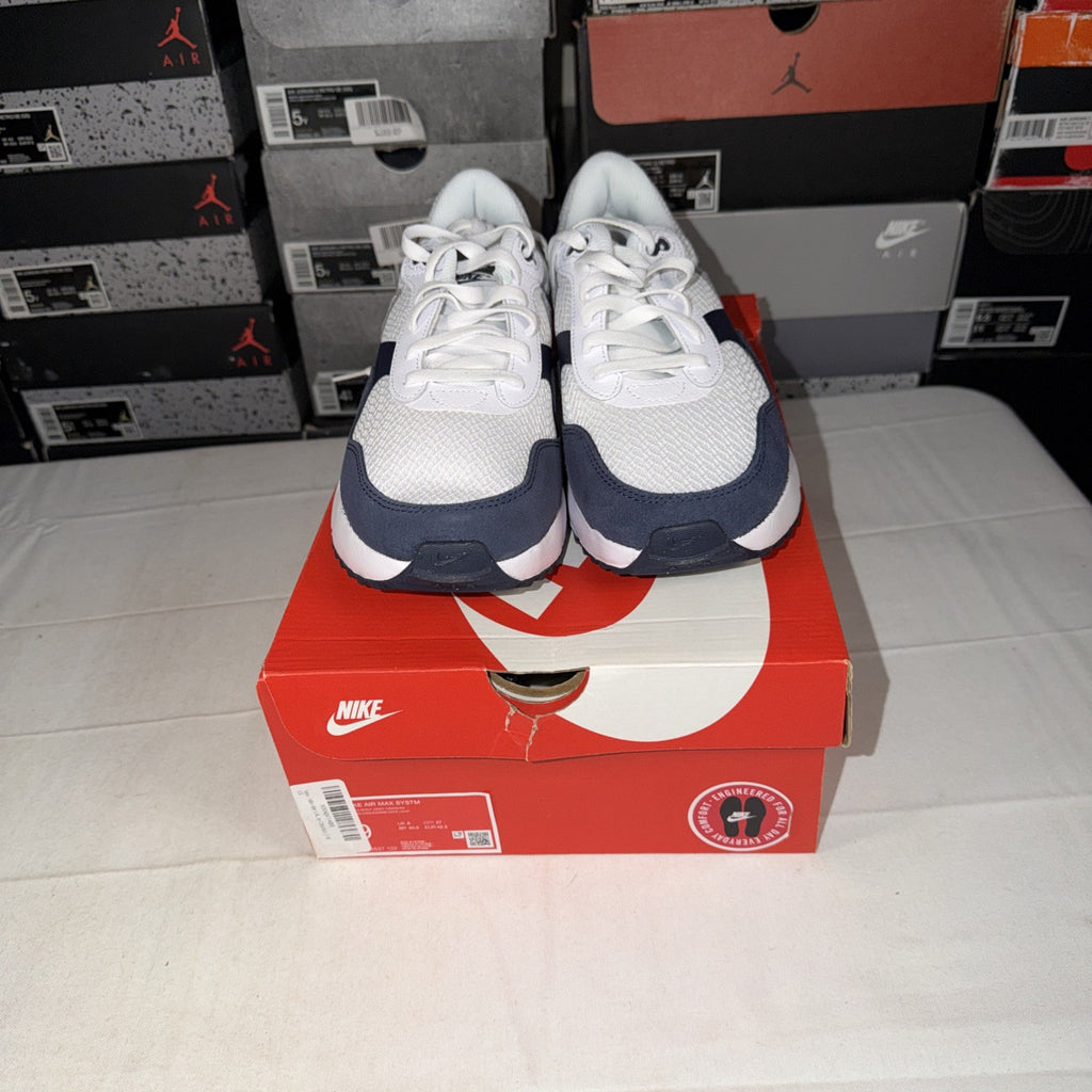 Nike Air Max SYSTM Men's Sneakers White/Grey/Obsidian, Size 9 , DM9537-102