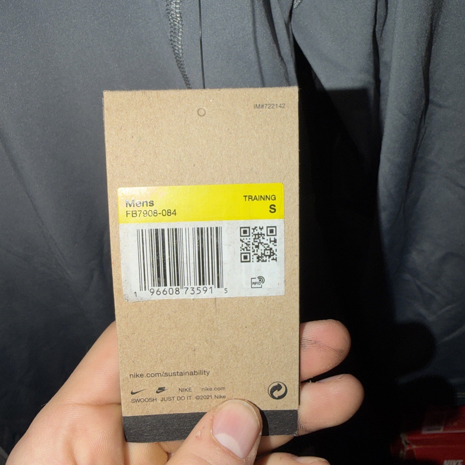 Nike Men's Pro Dri-FIT Warm Mock Neck Long Sleeve Shirt Smoke Grey S 0112