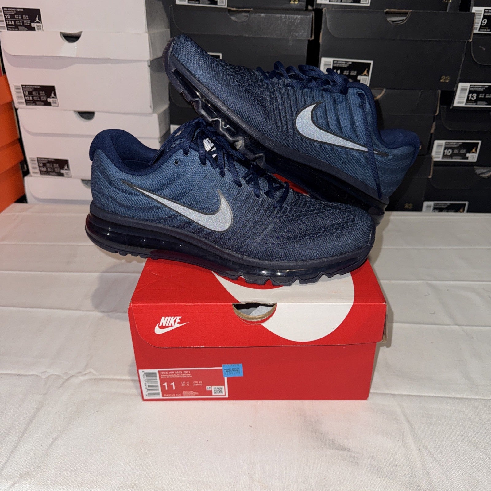 Nike Air Max 2017 Binary Blue 849559-405 Size 11